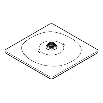 GROHE 26568000 - Deszczownica RAINSHOWER MONO 310 CUBE 310 × 310 mm chrom