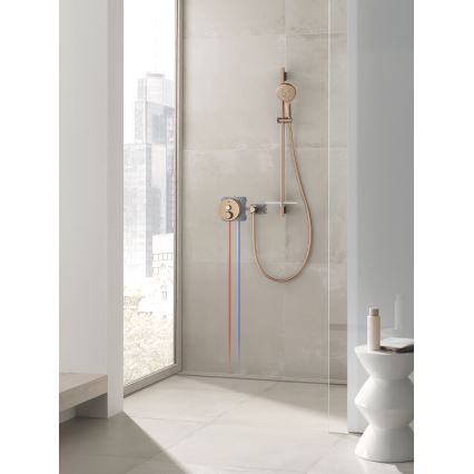 GROHE 26574DL0 - Ręczna słuchawka prysznicowa RAINSHOWER SMARTACTIVE 130 mm, miedziana