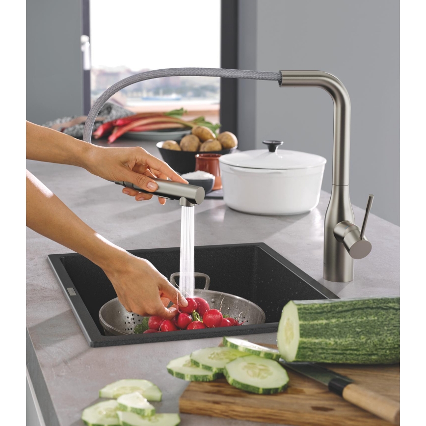 GROHE 26574GN0 - Ręczna słuchawka prysznicowa RAINSHOWER SMARTACTIVE 130 złota