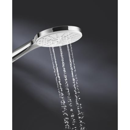 GROHE 26574LS0 - Słuchawka prysznicowa RAINSHOWER SMARTACTIVE 130 mm, biała