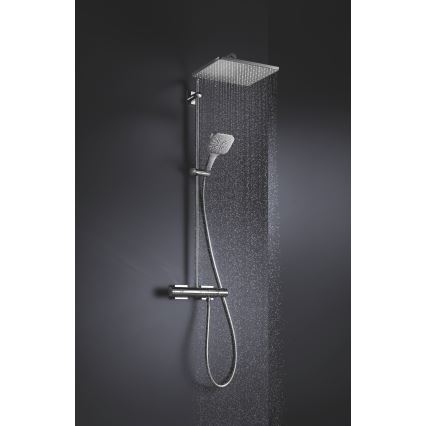 GROHE 26582000 - Ręczna słuchawka prysznicowa RAINSHOWER SMARTACTIVE 130 CUBE chrom błyszczący