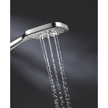 GROHE 26582000 - Ręczna słuchawka prysznicowa RAINSHOWER SMARTACTIVE 130 CUBE chrom błyszczący