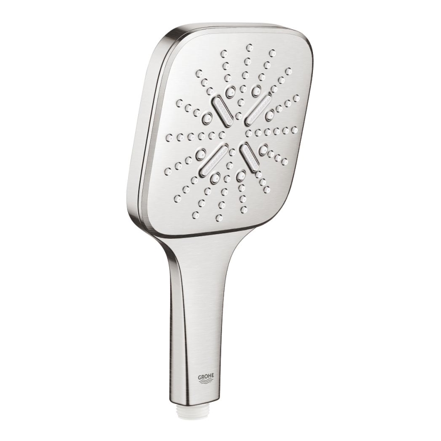 GROHE 26582DC0 - Ręczna słuchawka prysznicowa RAINSHOWER SMARTACTIVE 130 CUBE ze stali nierdzewnej