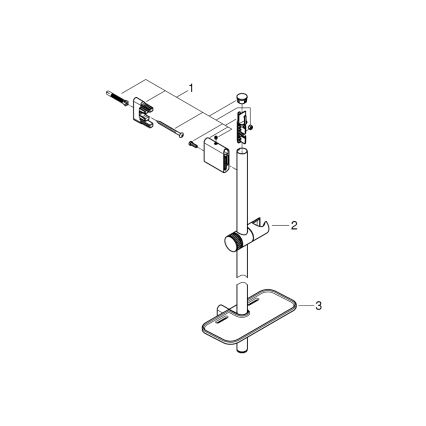 GROHE 26603DA0 - Drążek prysznicowy RAINSHOWER SMARTACTIVE 900 mm miedziany