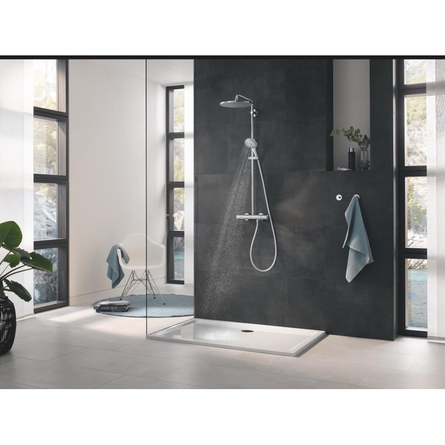 GROHE 26648000 - System prysznicowy RAINSHOWER SMARTACTIVE 310 450 mm błyszczący chrom