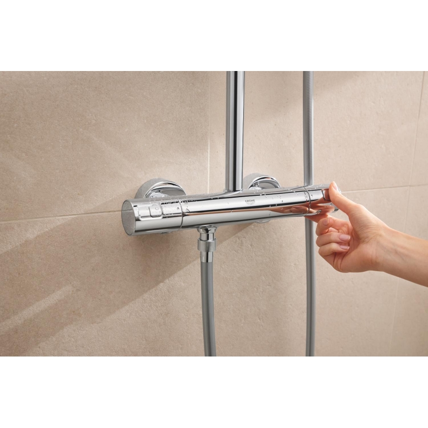 GROHE 26696001 - System prysznicowy VITALIO COMFORT 250 250 × 250 mm błyszczący chrom