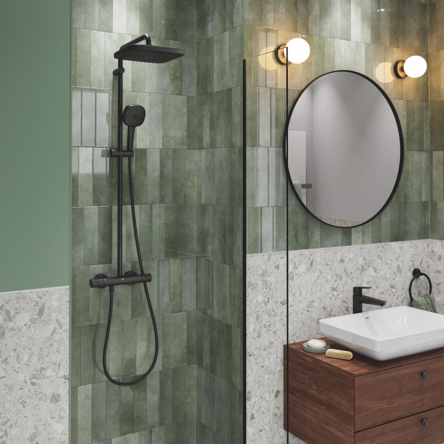 GROHE 266962431 - System prysznicowy VITALIO COMFORT 250 250 × 250 mm czarny