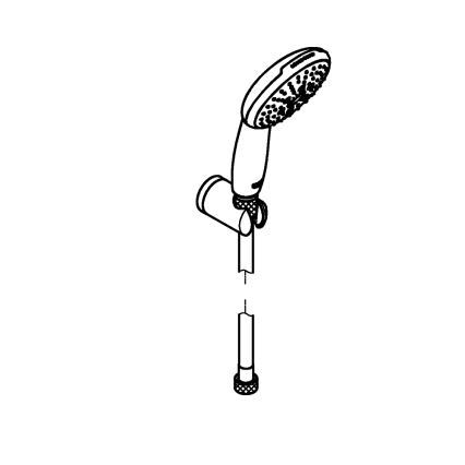 GROHE 26769001 - Zestaw prysznicowy VITALIO START 110 1750 mm chrom błyszczący