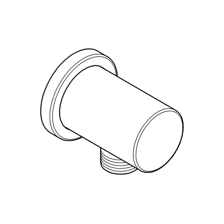 GROHE 27057GL0 - Kolanko ścienne RAINSHOWER złote