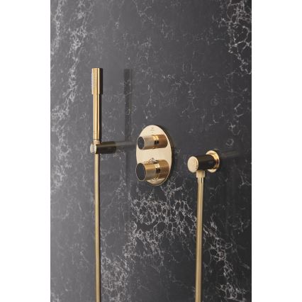 GROHE 27057GL0 - Kolanko ścienne RAINSHOWER złote