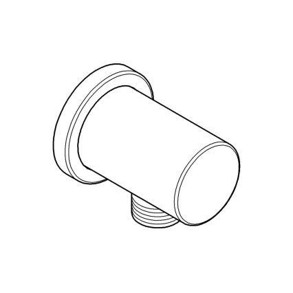 GROHE 27057GN0 - Kolanko ścienne RAINSHOWER DN 15 szczotkowane złoto