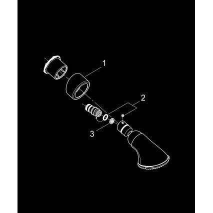 GROHE 27062000 - Głowica prysznicowa RELEXA 100 Five 95 mm chrom błyszczący