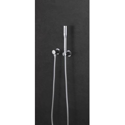 GROHE 27074000 - Ścienny uchwyt prysznicowy RAINSHOWER z okrągłą rozetą, chrom błyszczący