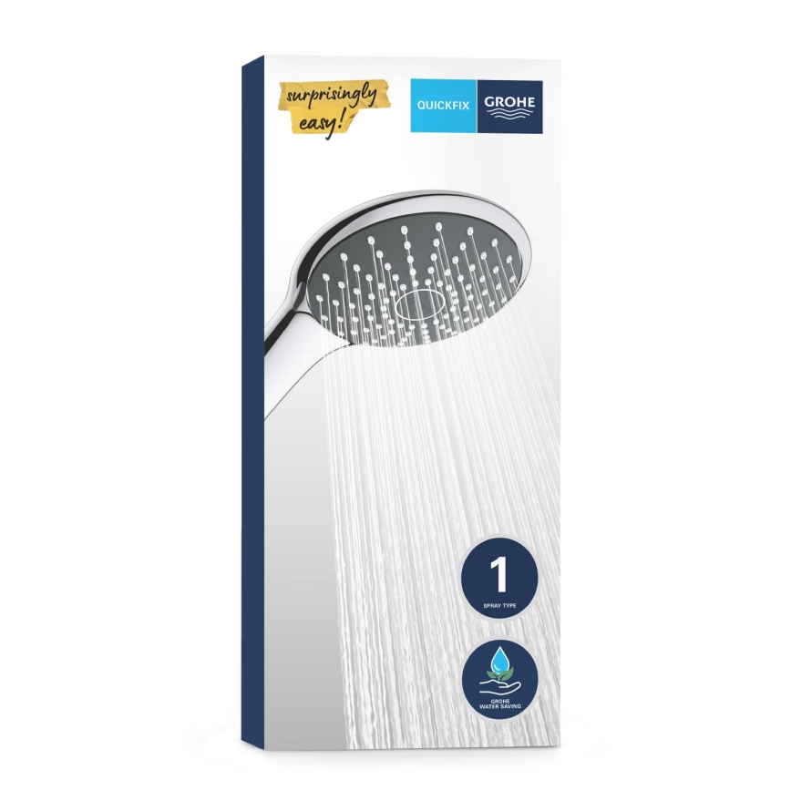 GROHE 27316000 - Ręczna słuchawka prysznicowa VITALIO JOY 110 mm, chrom błyszczący