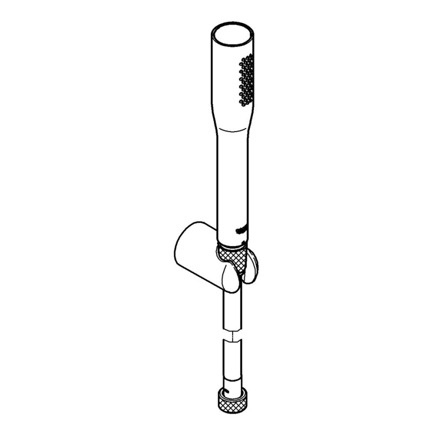 GROHE 27459000 - Zestaw prysznicowy VITALIO GET STICK 1500 mm, chrom błyszczący