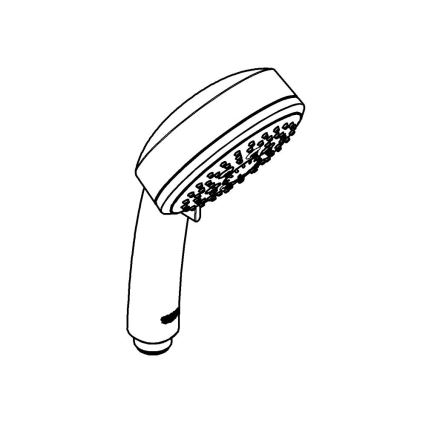 GROHE 27575002 - Słuchawka prysznicowa TEMPESTA COSMOPOLITAN 100 4” chrom błyszczący