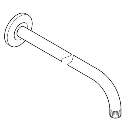 GROHE 27851000 - Ramię prysznicowe TEMPESTA 400 mm chrom błyszczący