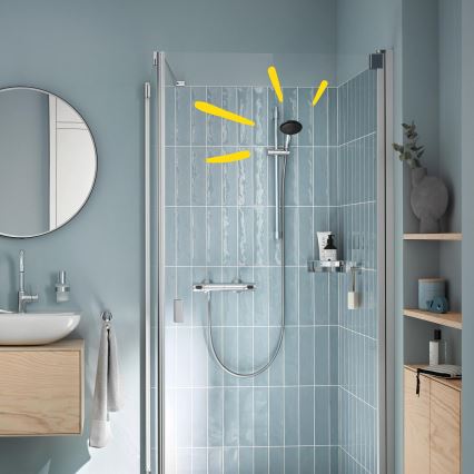 GROHE 27940001 - Ręczna słuchawka prysznicowa VITALIO START 110, chrom błyszczący