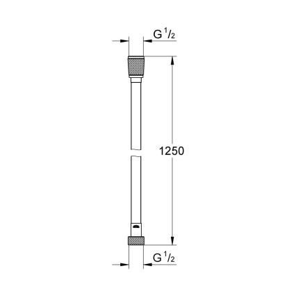 GROHE 28362DA0 - Wąż prysznicowy SILVERFLEX 1250 mm miedziany