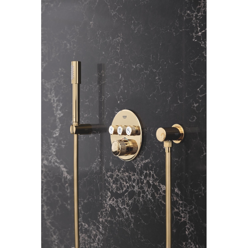 GROHE 28388GL0 - Wąż prysznicowy SILVERFLEX 1750 mm, szczotkowane złoto
