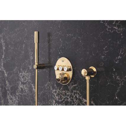 GROHE 28388GL0 - Wąż prysznicowy SILVERFLEX 1750 mm, szczotkowane złoto