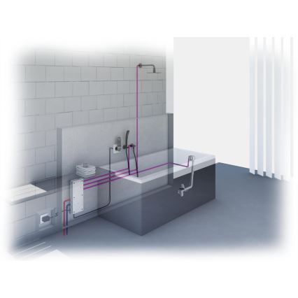 GROHE 28990000 - Kompletny zestaw napełniania, odpływu i przelewu do wanny TALENTOFILL, chrom