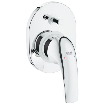 GROHE 29043000 - Bateria wannowa EUROCUBE, chrom błyszczący