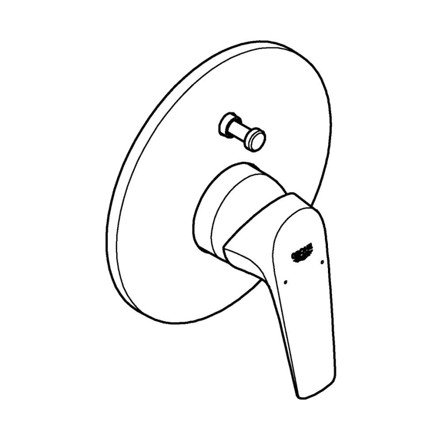 GROHE 29117000 - Bateria wannowa LINEARE, chrom błyszczący