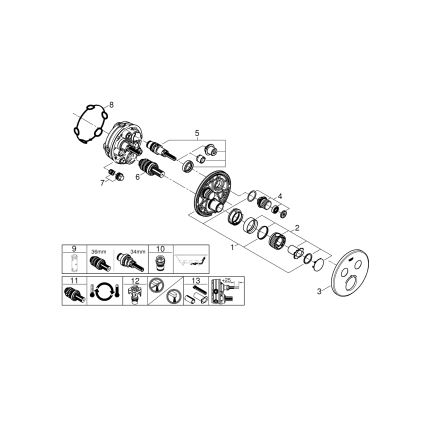 GROHE 29119000 - Termostat GROHTHERM SMARTCONTROL błyszczący chrom