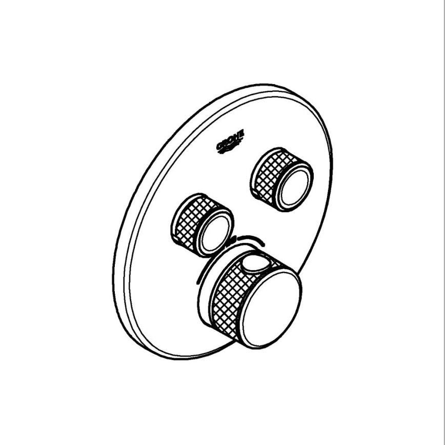 GROHE 29119AL0 - Termostat GROHTHERM SMARTCONTROL grafitowy