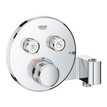 GROHE 29120000 - Termostatyczna bateria prysznicowa podtynkowa GROHTHERM SMARTCONTROL + uchwyt chromowany