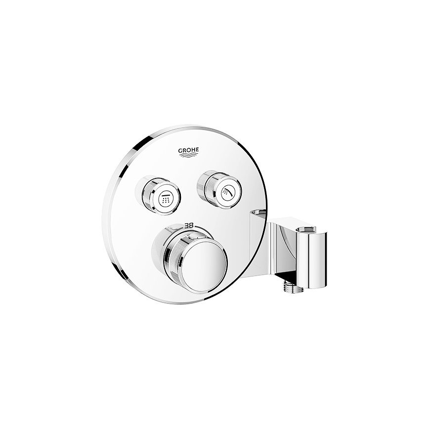 GROHE 29120000 - Termostatyczna bateria prysznicowa podtynkowa GROHTHERM SMARTCONTROL + uchwyt chromowany