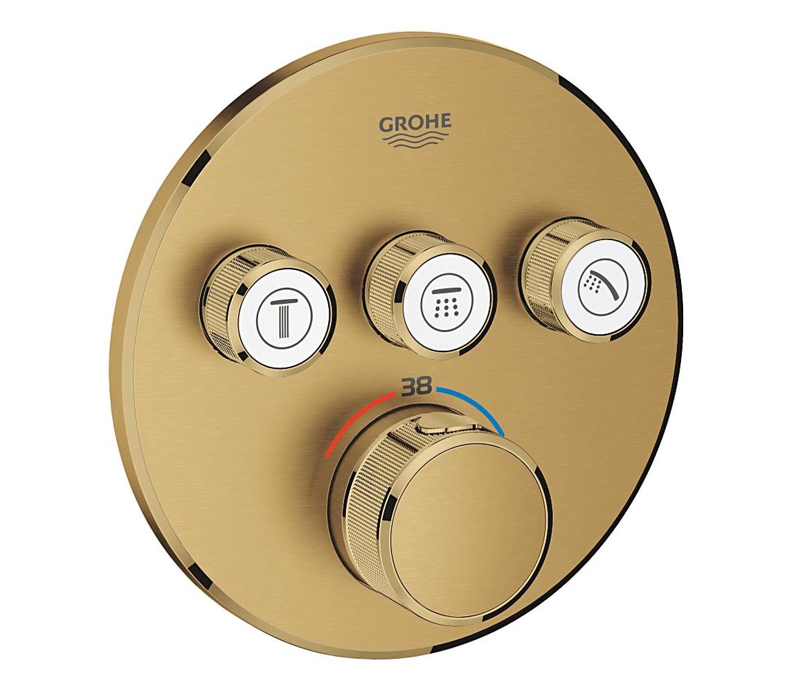 GROHE 29121GN0 - Termostatyczna bateria prysznicowa podtynkowa GROHTHERM SMARTCONTROL, złota