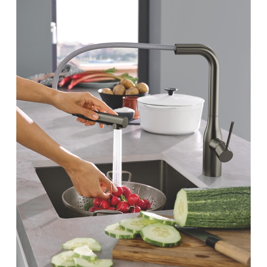 GROHE 30270AL0 - Bateria zlewozmywakowa ESSENCE, grafit