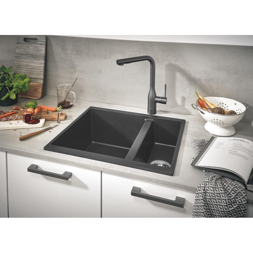 GROHE 30270AL0 - Bateria zlewozmywakowa ESSENCE, grafit