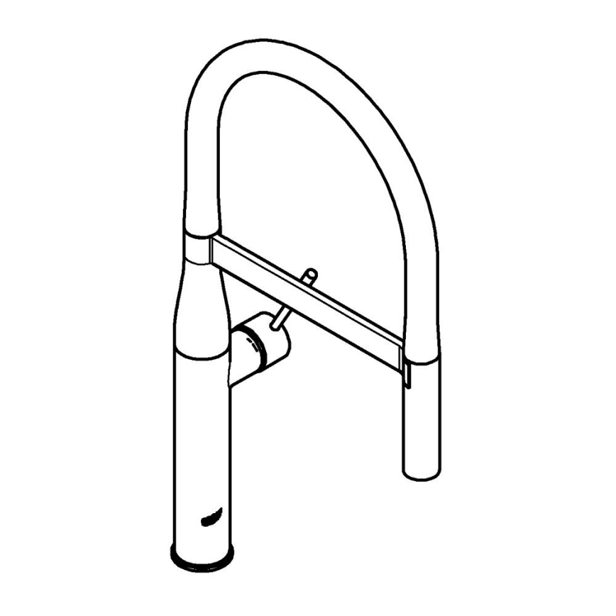 GROHE 30294A00 - Bateria zlewozmywakowa ESSENCE grafit