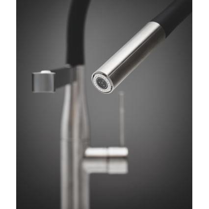 GROHE 30294DC0 - Bateria zlewozmywakowa ESSENCE ze stali nierdzewnej