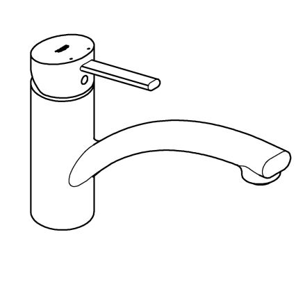 GROHE 30358000 - Bateria zlewozmywakowa SWIFT 227 mm błyszczący chrom