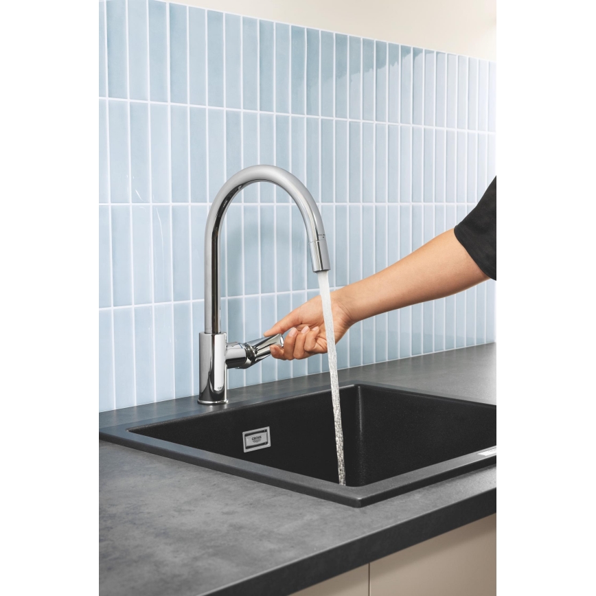 GROHE 30550000 - Bateria zlewozmywakowa START EDGE 357 mm, chrom błyszczący