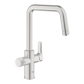 GROHE 30595DC0 - Bateria zlewozmywakowa BLUE PURE, stal nierdzewna