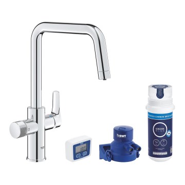 GROHE 30596000 - Bateria zlewozmywakowa BLUE PURE z funkcją filtracji, chrom błyszczący