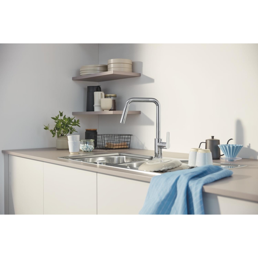 GROHE 30631000 - Bateria zlewozmywakowa QUICKFIX START 362 mm, chrom błyszczący