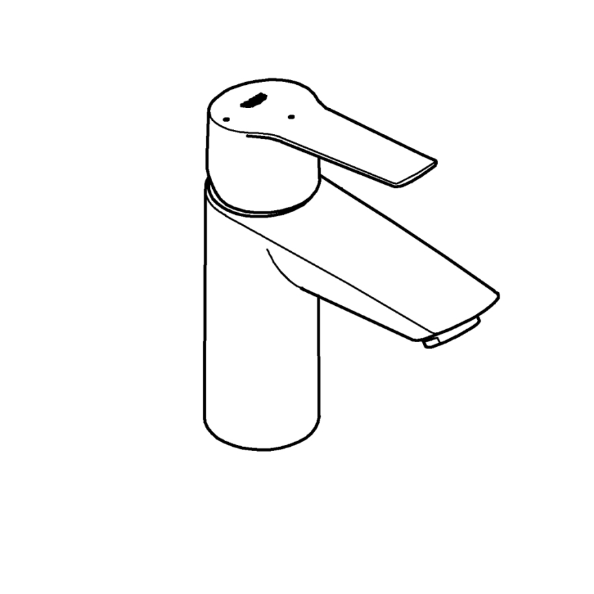 GROHE 311372432 - Bateria umywalkowa QUICKFIX START 165 mm czarna