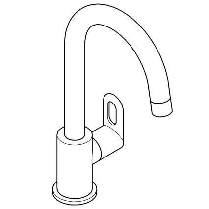 GROHE 31222000 - bateria kuchenna BAULOOP, chrom błyszczący