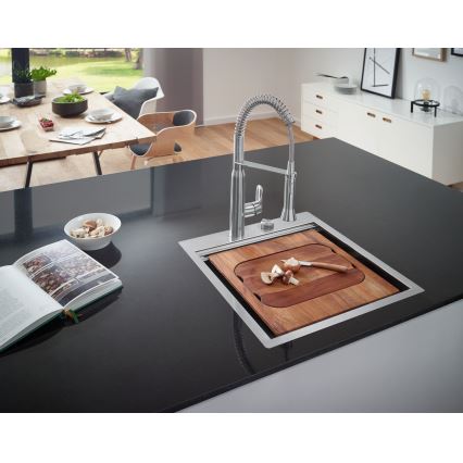 GROHE 31379DC0 - Bateria zlewozmywakowa K7 ze stali nierdzewnej