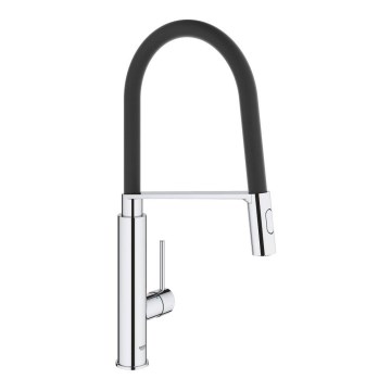 GROHE 31491000 - Bateria zlewozmywakowa CONCETTO z profesjonalną słuchawką prysznicową, chrom błyszczący