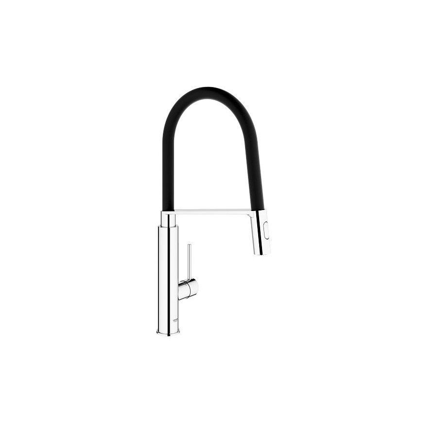 GROHE 31491000 - Bateria zlewozmywakowa CONCETTO z profesjonalną słuchawką prysznicową, chrom błyszczący