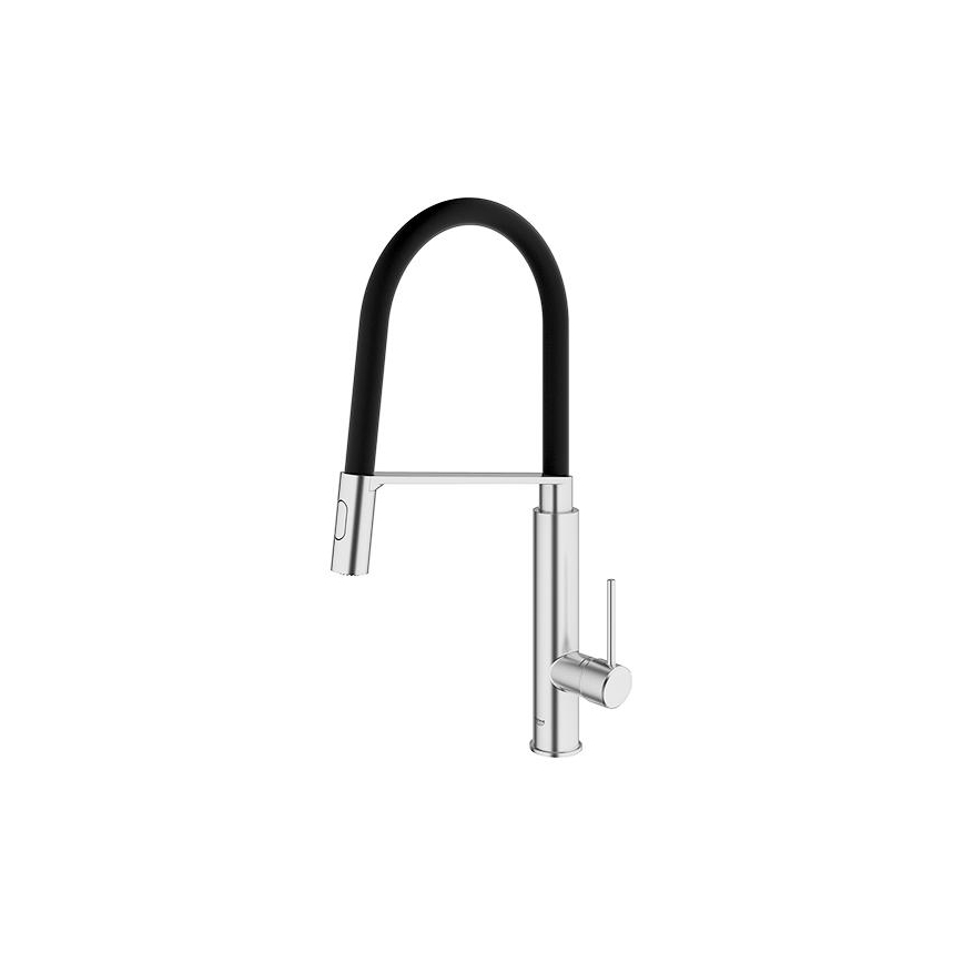 GROHE 31491DC0 - Bateria zlewozmywakowa CONCETTO DN 15 ze stali nierdzewnej