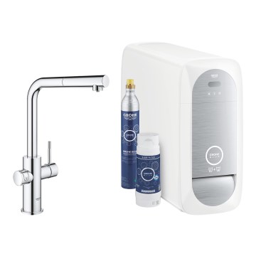 GROHE 31539000 - Bateria kuchenna BLUE HOME, wylewka L, błyszczący chrom