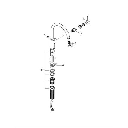 GROHE 31553001 - Bateria zlewozmywakowa START CLASSIC błyszczący chrom